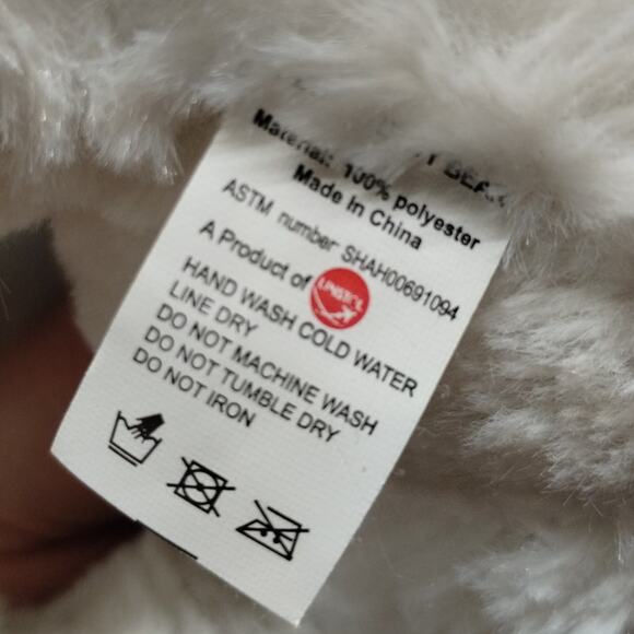 United Airlines POLARIS First to Fly Ursa White Polar Bear Blue Ribbon Plushie - Picture 6 of 7